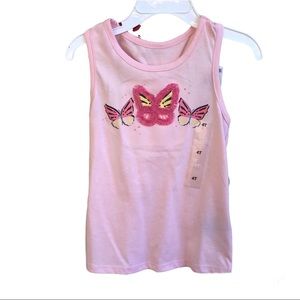 Epic Threads Girls' Butterflies Tank Top Size 4T.